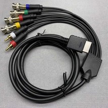 RGBS Color Monitor AV Cable RGB+Sync Audio Video BNC for PS1/PS2/PS3 Con... - $25.00