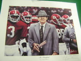 Greg Gamble Print-THE CHAMPIONS Coach Bryant-Autograph......................SALE - £15.73 GBP