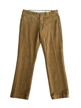 Polo Ralph Lauren Corduroy Stretch Classic Fit Pants Men 36x33 Brown Casual - £23.70 GBP