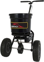 Brinly P20-500Bhdf-A Push Spreader, 50 Lb Capacity, Matte Black, With Side - £218.56 GBP