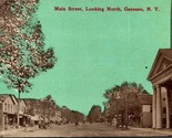 Principale Street Vista Ricerchi North Geneseo New York Ny Unp Cartolina... - $15.31