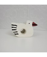 Lot of 6 Home Kitchen Decorative Napkin Rings Holder White Wooden Seagulls - $18.50