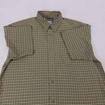 Columbia AM7837 Men's Green Plaid Short Sleeve Button-Up Shirt Size XL image 11