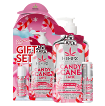 Hempz Candy Cane Lane Gift Set - 17oz Moisturizer &amp; Herbal Lip Balm - $661.93 MXN