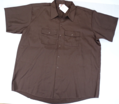 Vintage NOS Deadstock Dickies Manche Courte Work Shirt Fabriqué En USA Mens XXXL - £18.63 GBP