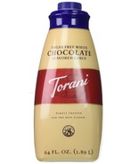 Torani Sugar Free Sauce Natural White Chocolate 64 ounces Reduce Calorie... - $46.99 CAD