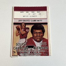 1987 Gamecocks At Clemson Tigers Ticket Stub 11/21 Sc Upset Win Sterling Sharpe - $40.00