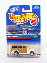 Hot Wheels &#39;40s Woodie #803 White Die-Cast Car 1998 - £4.65 GBP