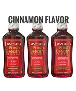RARE Lavoris Fresh Breath Mouthwash Original Cinnamon  16.9 oz Lot of 3 - $737.47 MXN