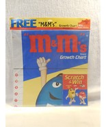 Vintage 1999 Ambassador Hallmark M&amp;M&#39;s Characters Growth Chart Contest MIP - $5.95