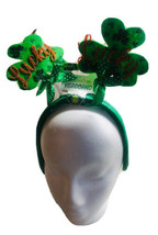Lucky St. Patrick’s Day Adult  Headband-Glittered Shamrock.ShipN24Hours - £13.38 GBP