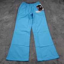 Dickies Pants Womens S Blue Medical Uniform Pull On Bootcut Scrub Bottoms - $18.79