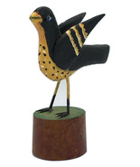 HAND CARVED BALTIMORE ORIOLE BIRD - Pennsylvania Dutch USA Folk Art - Be... - £313.84 GBP