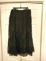 Worthington Women&#39;s Size 10 Black Elastic Waist Full Length Skirt - $19.75