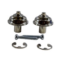 Dunlop Strap Locks - Guitar - Flush Mount Strap Retainer System Nickel - $31.99