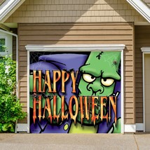 My Door Decor 285903HALL-002 7 x 8 ft. Big Frank Halloween Door Mural Sign Banne - £91.59 GBP