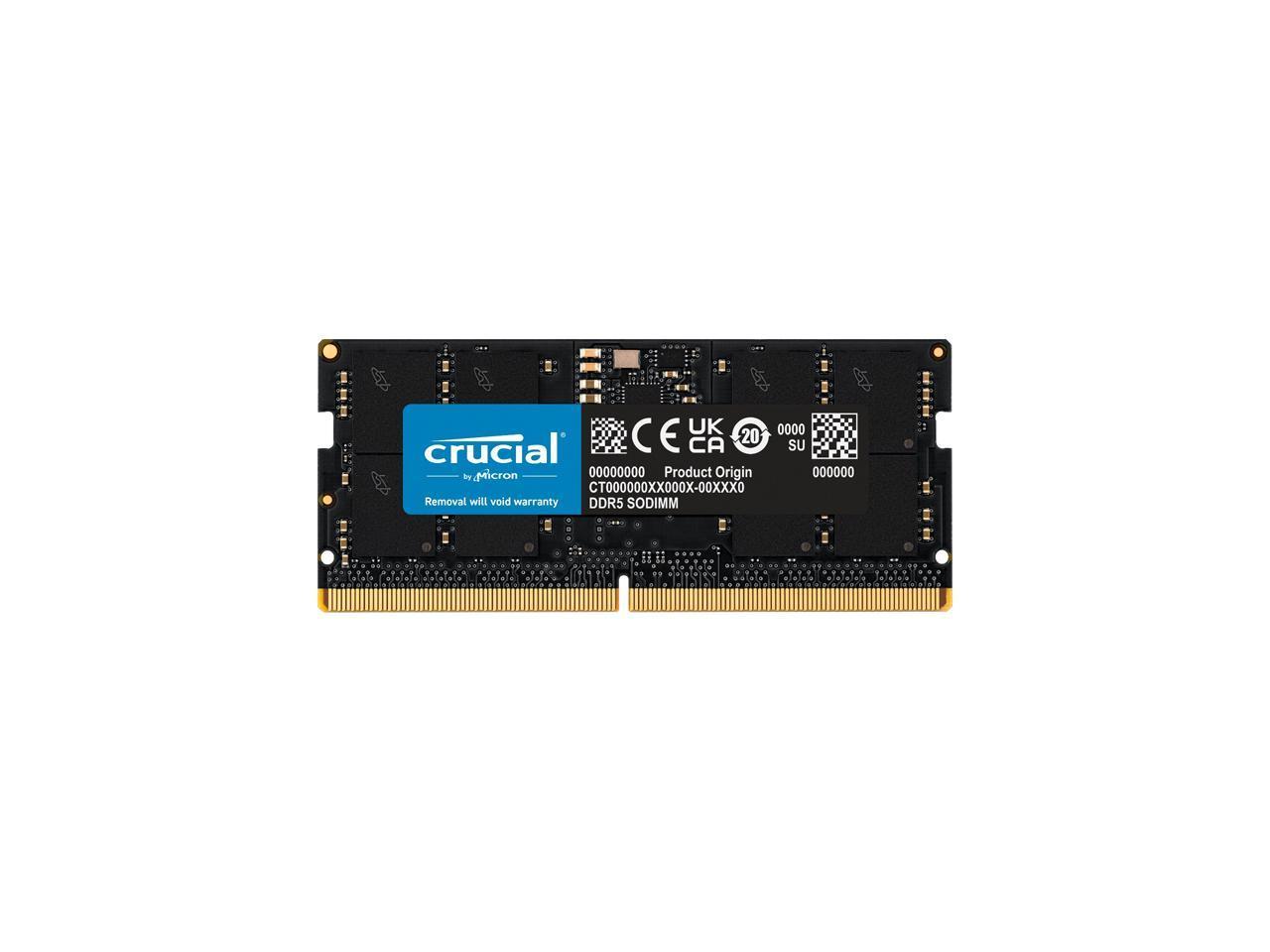 Crucial DDR5 Classic 8GB 262-Pin DDR5 SO-DIMM DDR5 5200 (PC5 41600) Laptop memor - $72.19