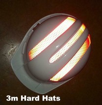 Reflective &quot;3M&quot; Brand Hard Hat Decals Tape Oralite V98 Orafol Prismatic 7 Colors - £8.75 GBP