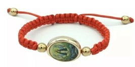 12 PULSERA Roja Virgen Caridad del Cobre Lady Of Charity RED bracelet  CHARM   - £17.81 GBP
