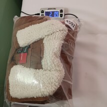 Marcelle Renee Jacket Women's L Brown Genuine Leather Full Button Jacket Pockets image 8