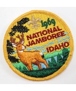Vintage 1969 National Jamboree Idaho Round Boy Scouts of America Camp Patch - €9,00 EUR