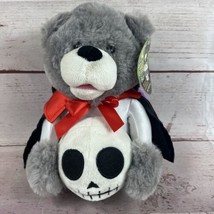 Sound N&#39; Light Animated 9” Dracula Bear Plush Monster Mash’ Read - $16.26 CAD