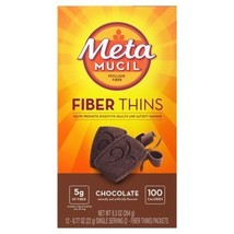 READ Metamucil Fiber Thins, Chocolate Flavored, 12 Servings - $296.76 MXN