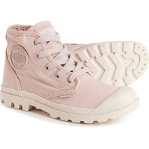 Palladium Women&#39;s Pampa Hi Canvas Boots Sneakers Shoes 9 Pink - £41.63 GBP