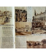 1953 Aberdeen Granite Scotland North City UK Sphere Magazine Centerfold ... - $551.07 MXN