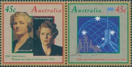 Australia 1993 SG1421-1422 Women in Parliament pair MNH - $1.20