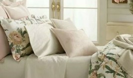 Ralph Lauren Olivia Mirada 2pc King FL-FT Sheet Set TIGER-TONAL Cream Nip $370 - £147.58 GBP