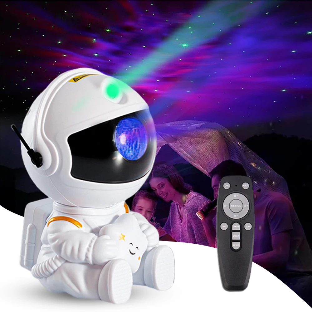 Galaxy Star Astronaut Projector LED Night Light Starry Sky Porjectors Lamp - £11.48 GBP+
