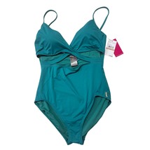 NEW Vince Camuto Wrap One Piece Swimsuit - Jet Set Solids-Riviera Teal S... - $49.50