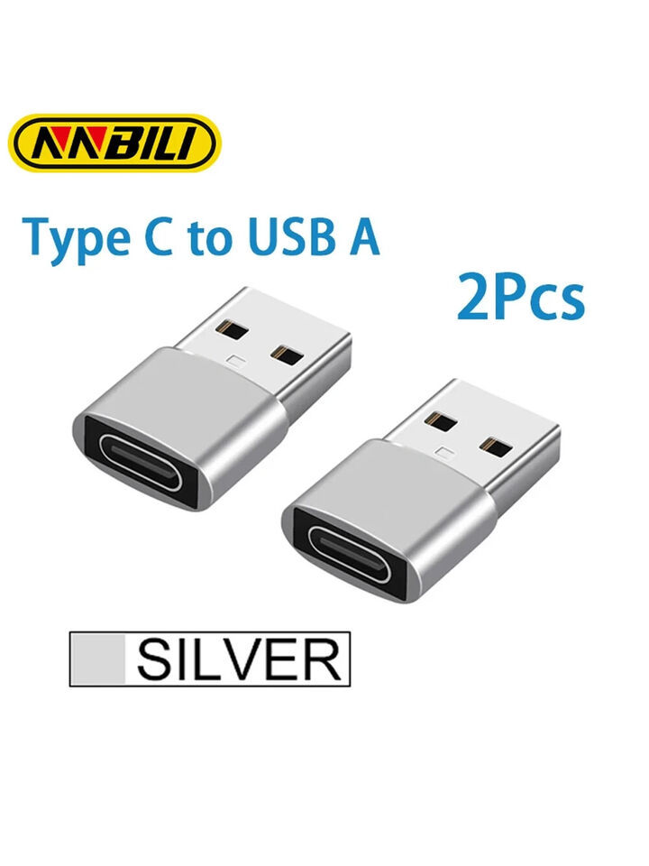 NNBILI 2Pcs USB to Type C Adapter USB Micro Converter Compatible with Co... - $3.72
