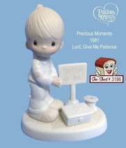 Precious Moments 1981 Lord, Give Me Patience Vintage Enesco Figurine - $14.95