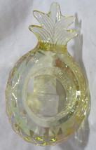 Yankee Candle Votive Tea Light Holder T/LH Tropical Yellow Glass Pineapple - £21.07 GBP