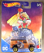 2022 Hot Wheels Premium Dc Robin 3/5 Land Rover Defender 110 Hard Top Brown Rr&#39;s - $12.00