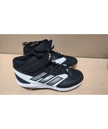 Adidas Mens Icon 8 Mid Size 9 Baseball Cleats Black IG7113 - £36.56 GBP