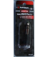 RadioShack 274-367 6.3mm Stereo Male to 3.5mm Stereo Female Adapter - NEW - $7.86 CAD