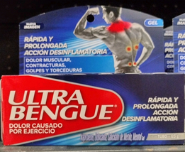BENGUE GEL ULTRA PARA DOLOR MUSCULAR PAIN RELIEVER  GRANDE DE 65G -ENVIO... - $30.78