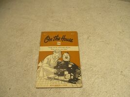 Vintage 1938 Carlings Black Label Beer On the House Humor Advertising Bo... - $39.59