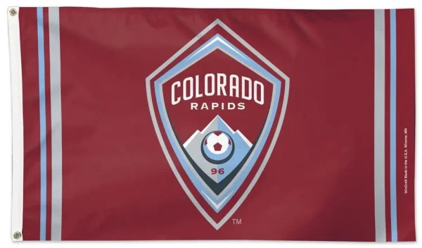 Colorado Rapids MLS Soccer Flag 3×5 Inches - £14.75 GBP