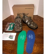 New Men&#39;s OrthoFeet Clearwater Brown Diabetic Shoes 14XW W/Spacers Arch ... - $102.57 CAD
