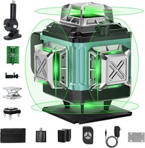 16 Lines Laser 360 Level Self Leveling, 4x360 Professional 4D Green Cros... - £73.82 GBP
