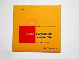 Kodak Polycontrast Acetate 5&quot; Filters PC1 &amp; PC3 - £6.21 GBP