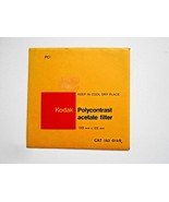 Kodak Polycontrast Acetate 5&quot; Filters PC1 &amp; PC3 - £6.22 GBP