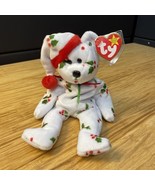 Vintage 1998 Ty Holiday Teddy Beanie Baby with Errors KG - $368.09 MXN