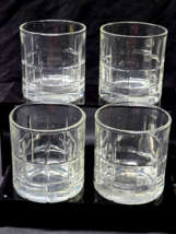 Anchor Hocking MANCHESTER TARTAN PLAID Whiskey Rocks Glass Tumbler - Set... - $21.58