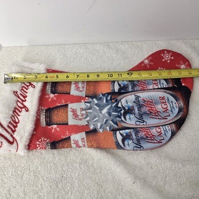 Vintage Yuengling Light Lager Beer Christmas Stocking USA 19” Double Sided Item image 11