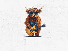 Highland Cow Rocker PNG - £1.59 GBP